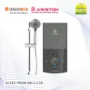 ARISTON Aures Premium+ 3.3 Instant Water Heater (Grey/White) - Variant Main Image