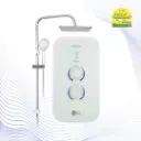 707 Kingston Instant Water Heater With Rain Shower Set (Black/ White) - Variant Main Image