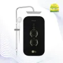 707 Kingston Instant Water Heater With Rain Shower Set (Black/ White) - Variant Main Image