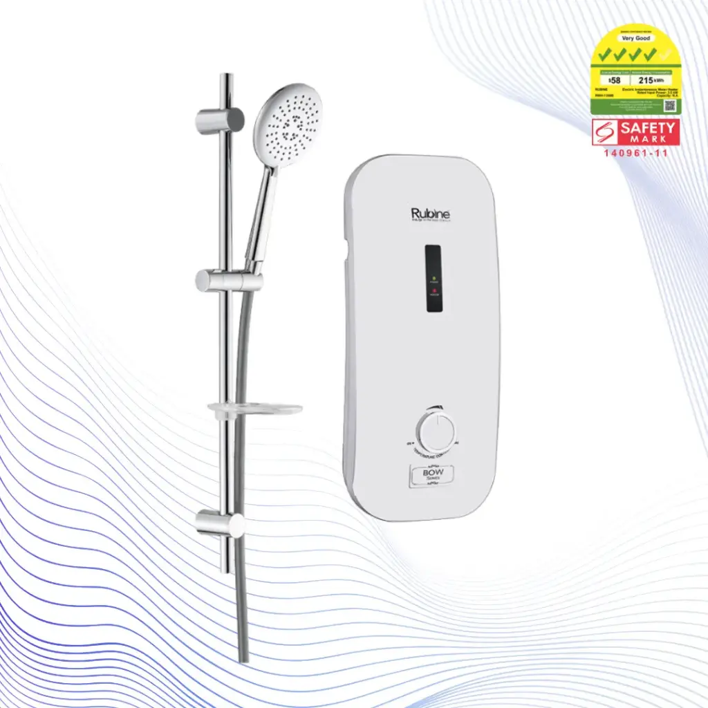 RUBINE Electric Instant Water Heater (Black/White) RWH1388B/ RWH1388W - Variant Main Image