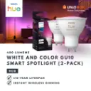 Philips Hue GU10 Smart LED Bulb 400lm | White Ambiance / White & Colour | 1pc / 2pc | Bluetooth - Variant Main Image