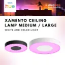 Philips Hue Xamento White & Colour Ambiance Smart Ceiling Light | Medium / Large - Variant Main Image