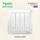 SCHNEIDER AFFLE PLUS Electric Switch and Socket White - Variant Main Image