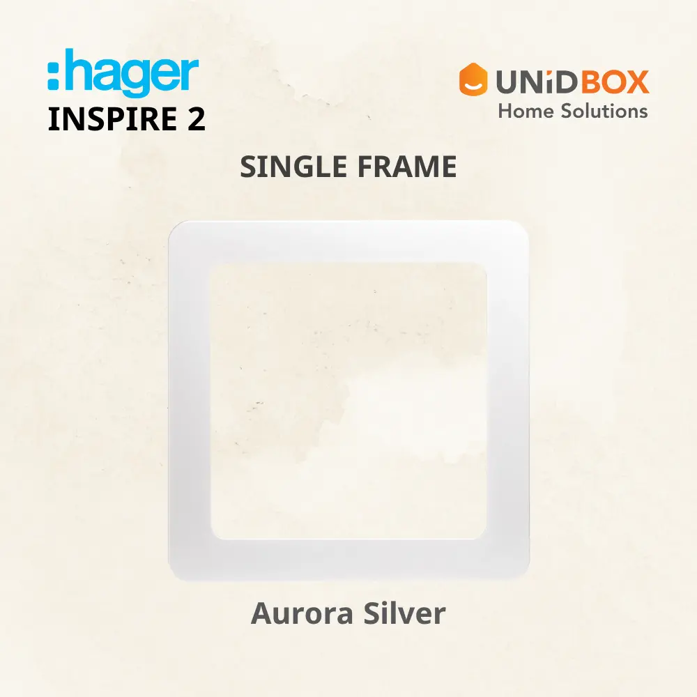 HAGER Inspire 2 Single Frames - Noble Bronze/Knight Black/Elegant Gold/Aurora Silver - Variant Main Image