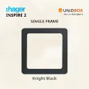 HAGER Inspire 2 Single Frames - Noble Bronze/Knight Black/Elegant Gold/Aurora Silver - Variant Main Image