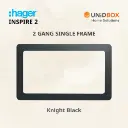 HAGER Inspire 2 Single Frames - Noble Bronze/Knight Black/Elegant Gold/Aurora Silver - Variant Main Image