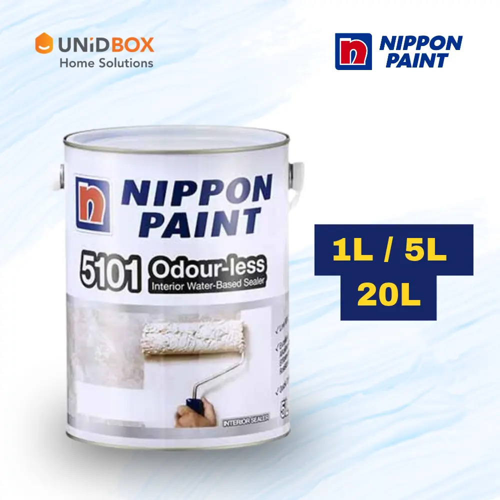Nippon Paint 5101 Odour-less Sealer 1L / 5L / 20L | Low VOC Interior Wall Sealer - Variant Main Image
