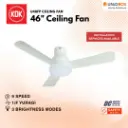 KDK U48FP 48" DC 3-Blade Ceiling Fan
