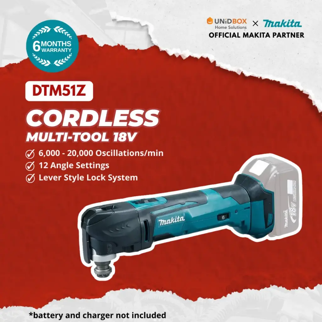 MAKITA DTM51Z 18V Cordless Multi Tool (Bare Unit)