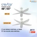 CRESTAR VALUE AIR 5 DC Ceiling Fan