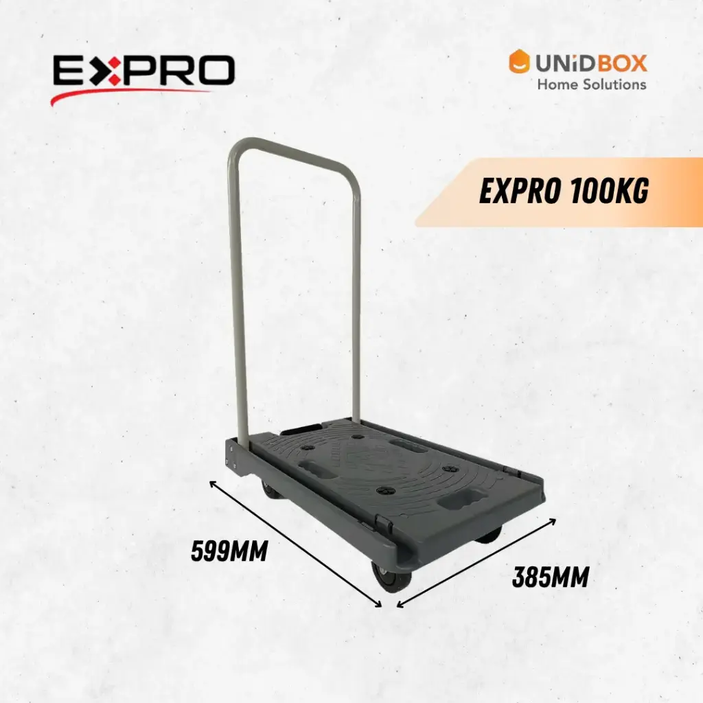 EXPRO M-Trolley 100kg/ 150kg Platform Hand Truck | Foldable Heavy-Duty Platform Trolley