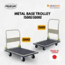 PRESTAR NB-101 / NF-301 Metal Platform Hand Truck | Single Tier Foldable Trolley 150kg / 300kg | 740 × 480mm
