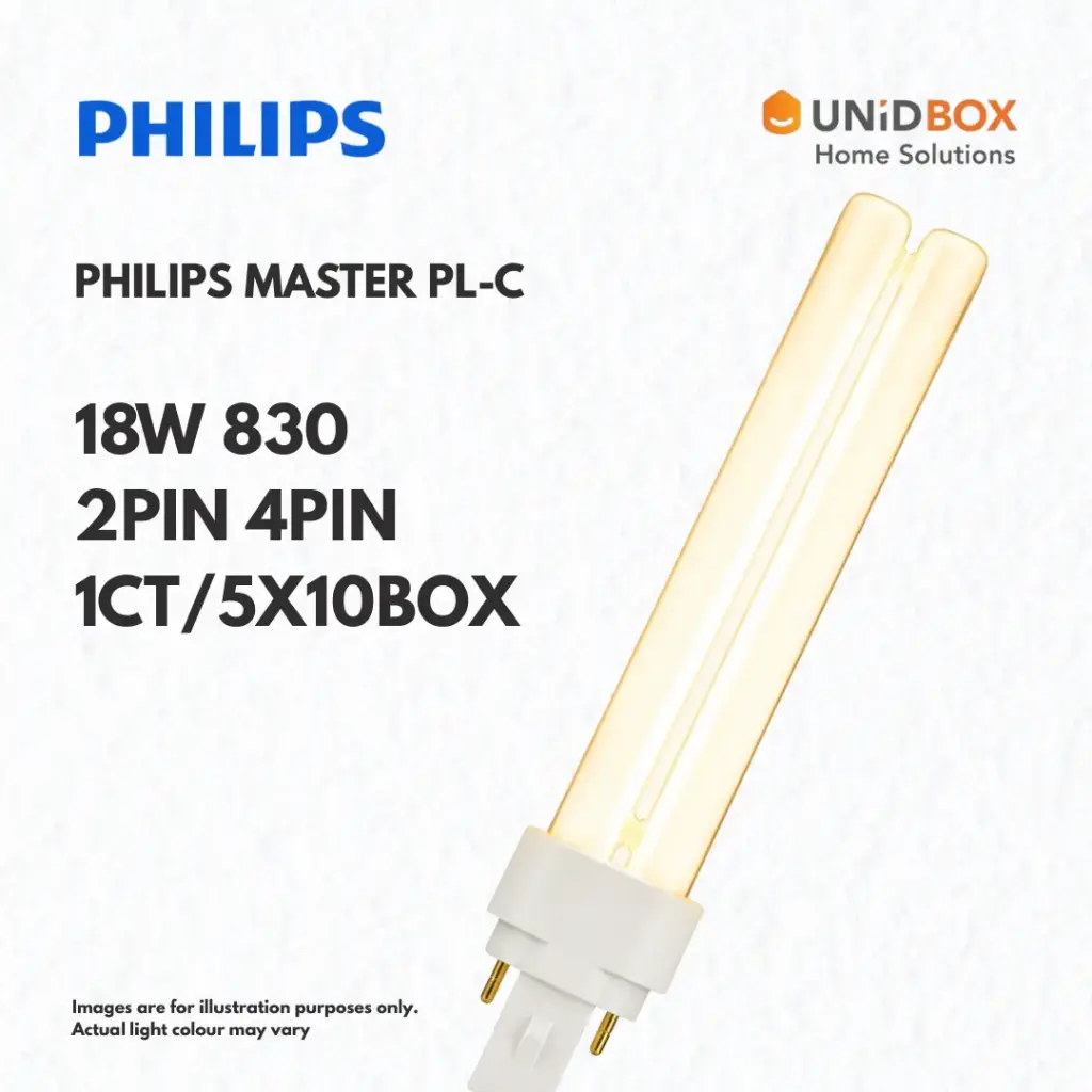 PHILIPS MASTER PL-C 18W Compact Fluorescent Lamp (CFL)