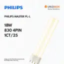 PHILIPS MASTER PL-L 18W 4-Pin Compact Fluorescent Lamp (CFL)
