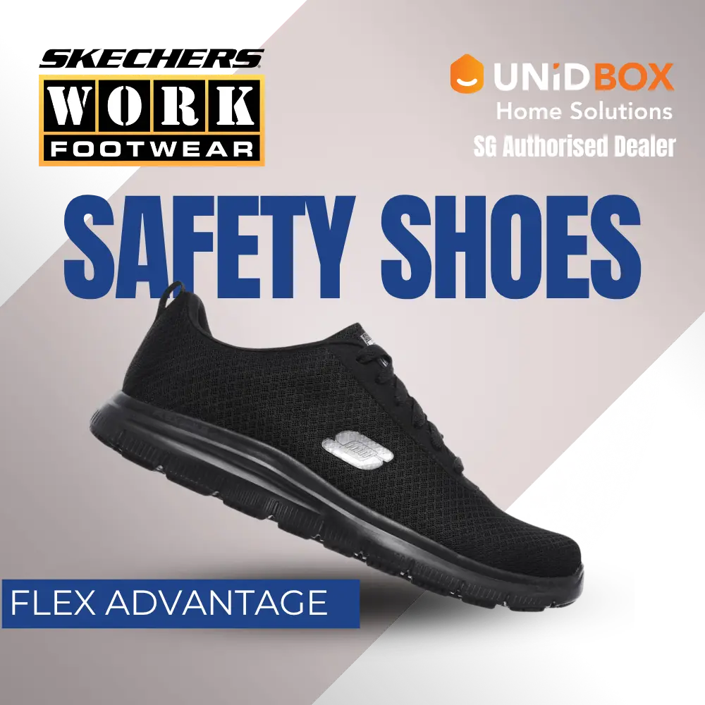 SKECHERS Work Flex Advantage Bendon SR 77125 Men’s Slip-Resistant Work Shoes