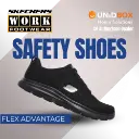 SKECHERS Work Flex Advantage Bendon SR 77125 Men’s Slip-Resistant Work Shoes