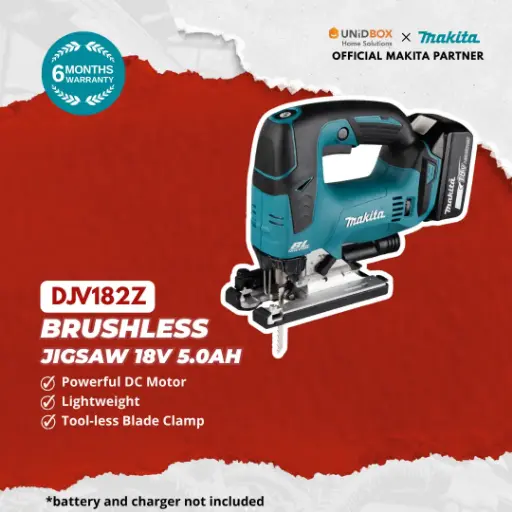 MAKITA DJV182Z 18V Brushless Jigsaw (Bare Unit)