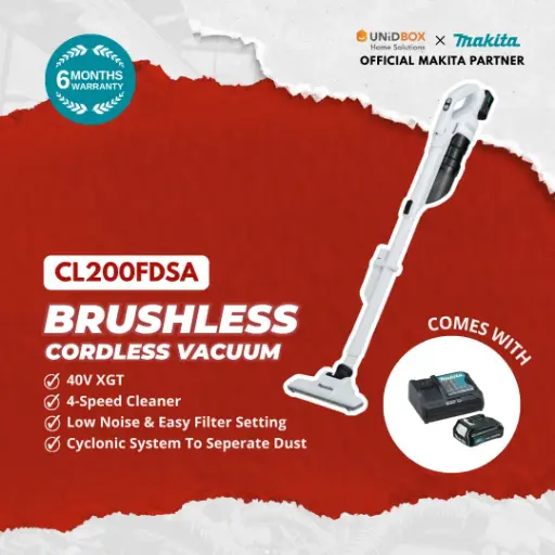 [08-18-00157] MAKITA CL200FDSA Corded Cyclone Vacuum Cleaner Set (with accessories)