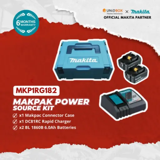 MAKITA MAKPAC Power Source Kit (6.0Ah, MKP1RG182 PSK)