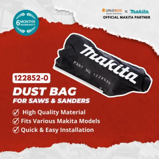 [09-24-00370] MAKITA Dust Bag for Saws & Sanders 122852-0