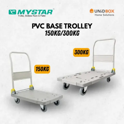 MYSTAR PS-101V2/PM-301V2 PVC Hand Truck (150kg/300kg)