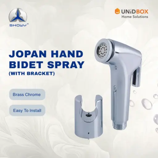 SHOWY 2364-211 JOPAN Hand Bidet Spray Set | Flexible Hose & Wall Bracket