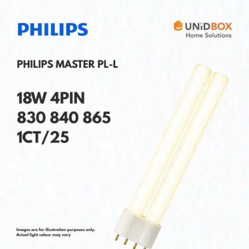 PHILIPS MASTER PL-L 18W 4-Pin Compact Fluorescent Lamp (CFL)