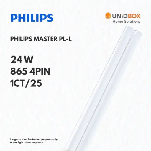 PHILIPS MASTER PL-L 24W 865 4-Pin Compact Fluorescent Lamp (CFL)