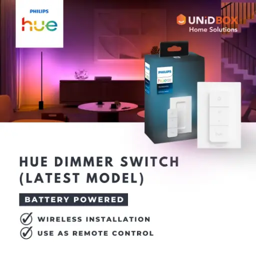 [05-15-00027] PHILIPS Hue Dimmer Switch V2 Wireless Smart Light Remote | Wall-Mount Control 