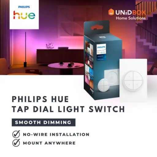 [05-15-00028] Philips Hue Tap Dial Switch | Wireless Smart Light Switch & Dimmer