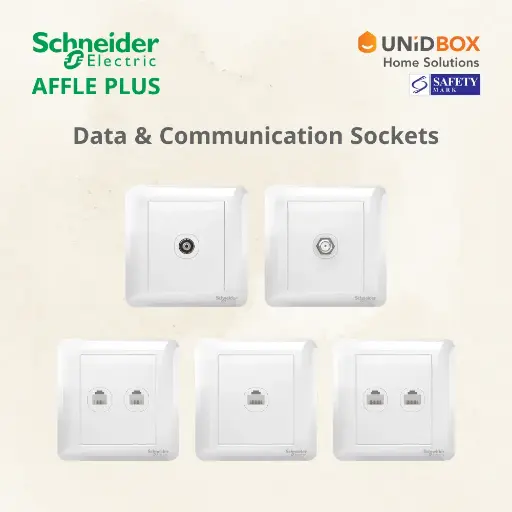 SCHNEIDER AFFLE PLUS Data & Communication Sockets