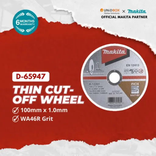 MAKITA Thin Cut-Off Wheel WA46R (100mm, D-65947)