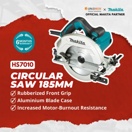 [08-10-00009] MAKITA HS7010 Circular Saw (185mm)