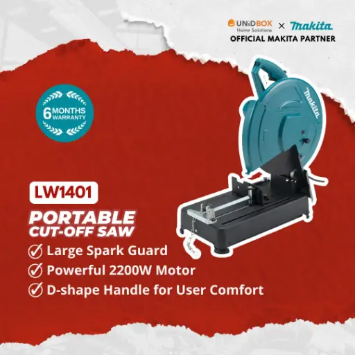 [08-10-00047] MAKITA LW1401 355mm Portable Cut‑Off Saw