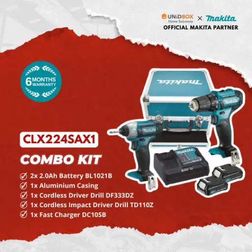 MAKITA CLX224SAX1 Cordless Combo Kit